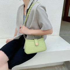 Small Flap Handbag Solid Casual Women's Crossbgdy Bag