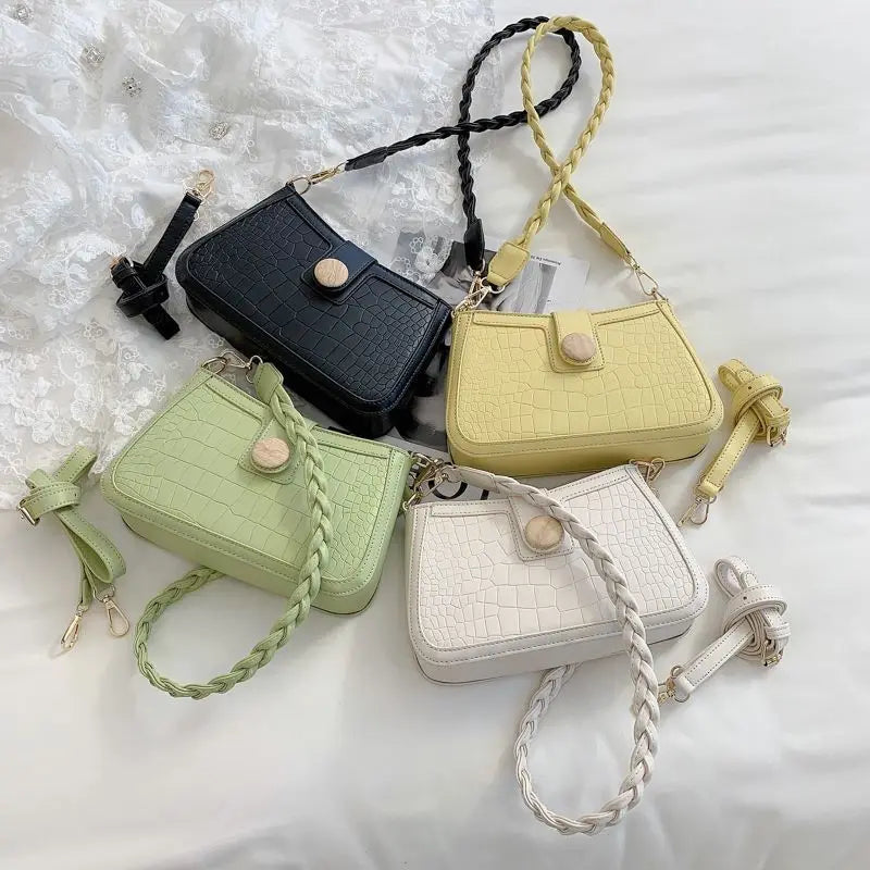 Small Flap Handbag Solid Casual Women's Crossbgdy Bag