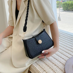 Small Flap Handbag Solid Casual Women's Crossbgdy Bag