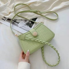 Small Flap Handbag Solid Casual Women's Crossbgdy Bag