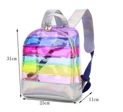 Summer Transparent Bags for Women Backpack Children Shoulder Bags