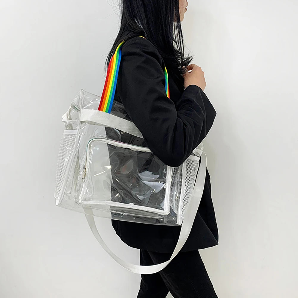 Summer Transparent PVC Swimming Bag for Women