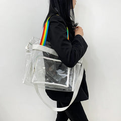 Summer Transparent PVC Swimming Bag for Women