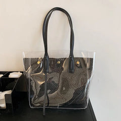 Summer Straw Beach Bag Vintage Woven Shoulder Bag Rattan Tote Bag
