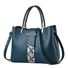 Summer Handbag Female Lady Snake Print Messenger Bag Female Temperament
