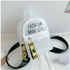 Transparent Candy Backpack for Women Girls School