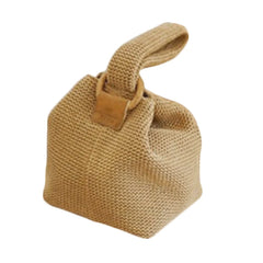 Women Straw Beach Bag Rattan Handbag Summer Tote Bag