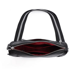 Summer Cowhide Leather Shoulder Bag Solid Crossbody Bag for Women