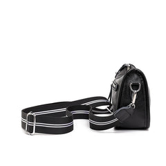 Summer Cowhide Leather Shoulder Bag Solid Crossbody Bag for Women