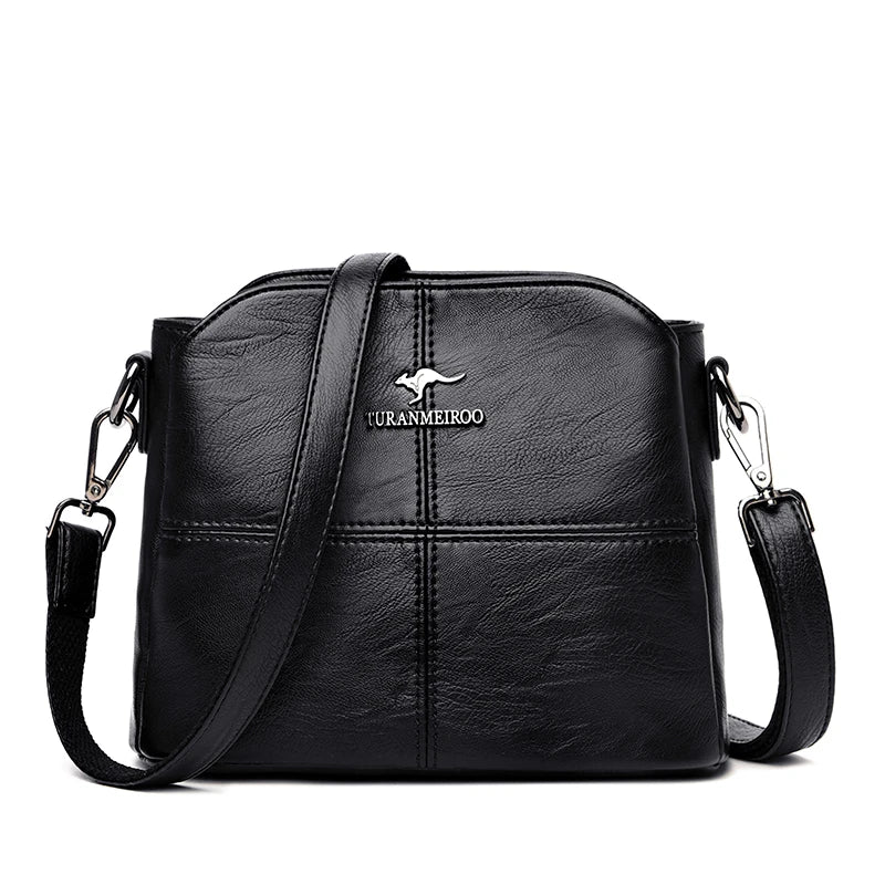 Summer Pattern Bucket Bag Vintage Shoulder Bag Crossbody Shopping Handbag