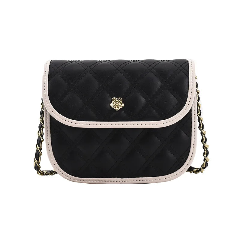 Summer Rhombus Embroidery Shoulder Messenger Bag