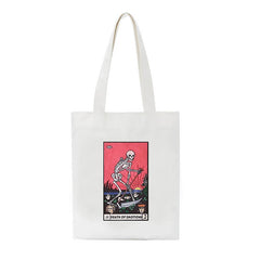 Sun God Vintage Female Canvas Bag Large Capacity Fun Cartoon Casual Shopping Bag