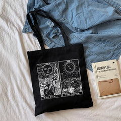 Sun Myth Canvas Bag Casual Women Bag Hip Hop Shoulder Bag