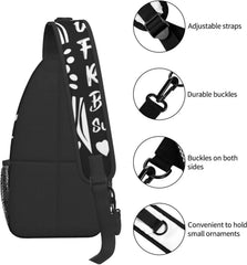 Sunflower Sling Bag Chest Bag Crossbody for Men Women