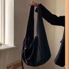 Waterproof Canvas Bag Nylon Armpit Shoulder Bags Big Capacity Harajuku Women