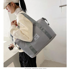 Large Capacity Folding Bag Travel Bags Tote Carry On Waterproof Duffel Set Women