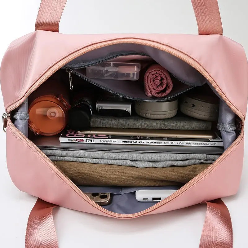 Large Capacity Folding Bag Travel Bags Tote Carry On Waterproof Duffel Set Women