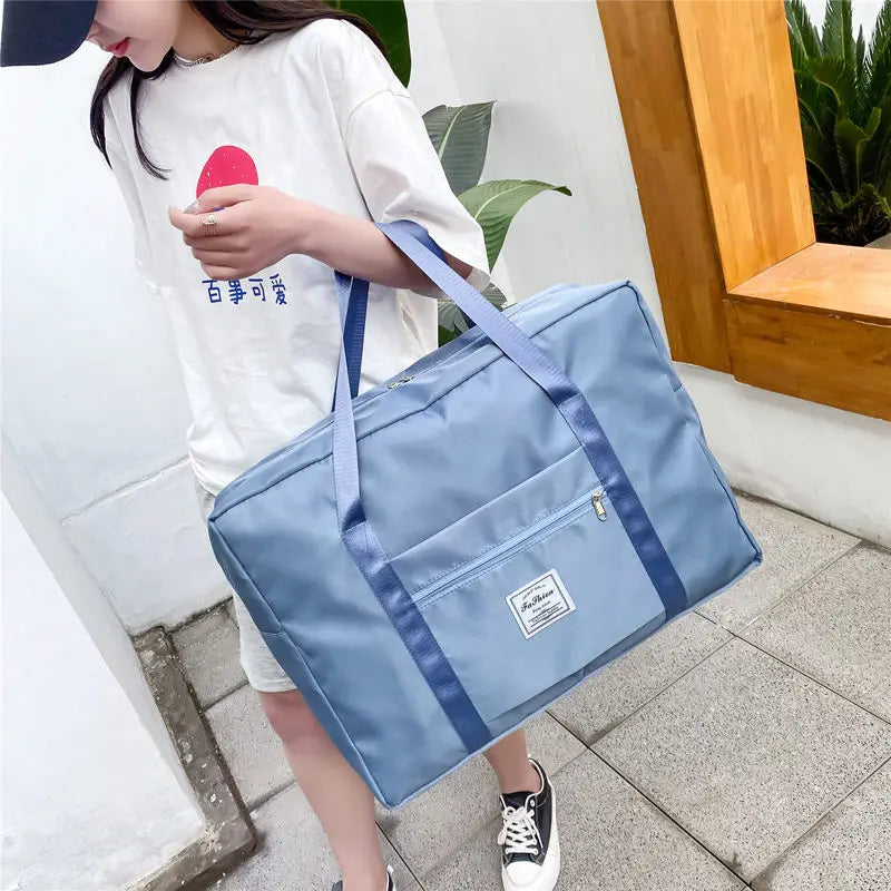 Large Capacity Women's Travel Bag Fitness Tote Bag Waterproof Luggage Bag