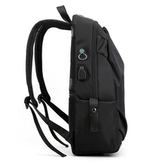 Light Oxford USB Charging Laptop Men Backpack Waterproof Travel Backpack