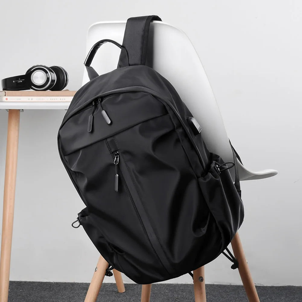 Oxford Waterproof Travel Backpack Men Business Casual Laptop Bag