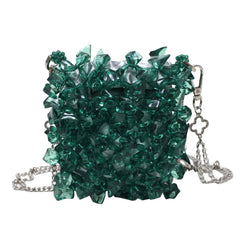 Mini Acrylic Purse Chain Straps Crossbody Bag for Women
