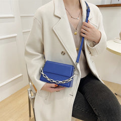 Mini Lipstick Bags Folds PU Leather Shoulder Bags for Women