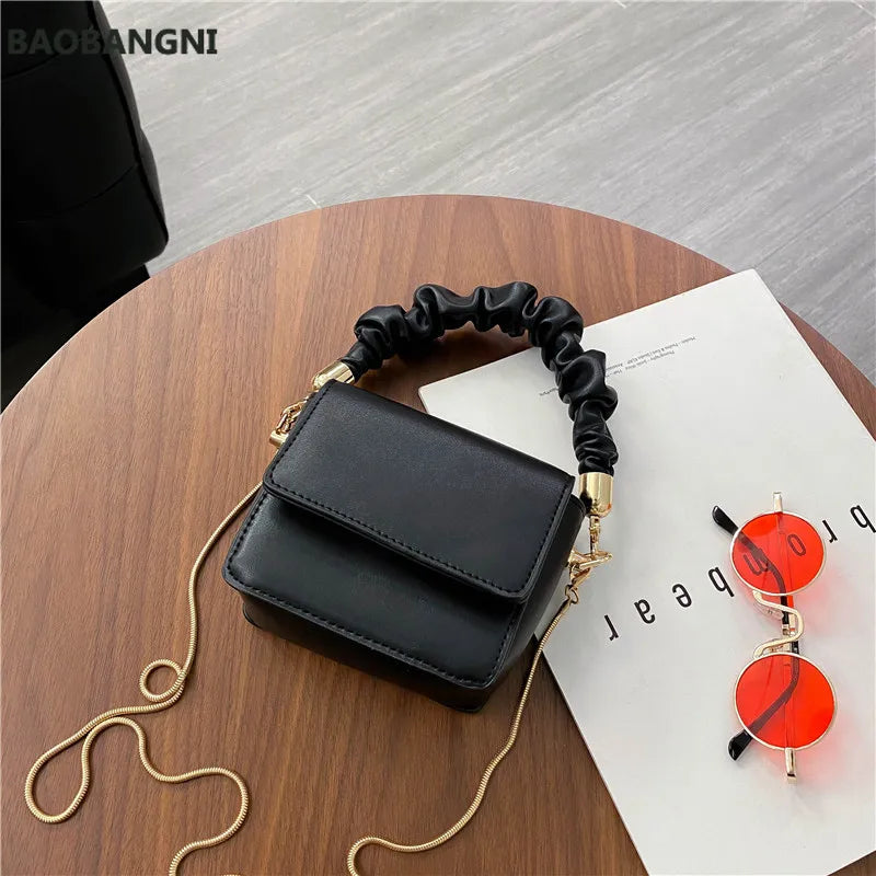Mini Lipstick Bags PU Leather Shoulder Bags Women Totes Handbags Crossbody Bags