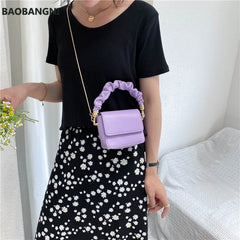 Mini Lipstick Bags PU Leather Shoulder Bags Women Totes Handbags Crossbody Bags