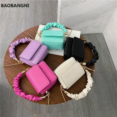 Mini Lipstick Bags PU Leather Shoulder Bags Women Totes Handbags Crossbody Bags