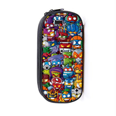 Zings Cosmetic Case Kids Cartoon Game Pencil Case Large Capacity