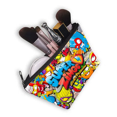 Zings Cosmetic Case Woman Cartoon Game Makeup Bag Large Capacity Multifunction