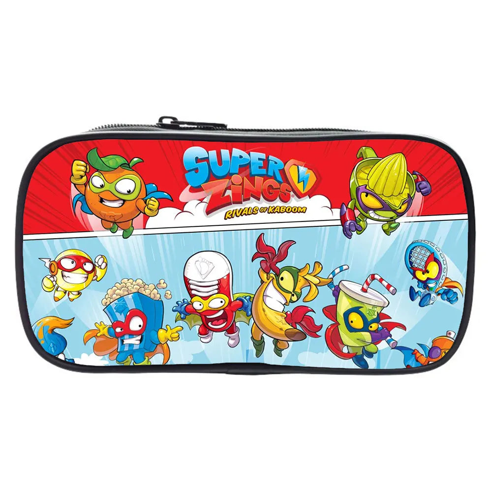 Zings Pencil Bag Kids Large Capacity Stationery Makeup Storage