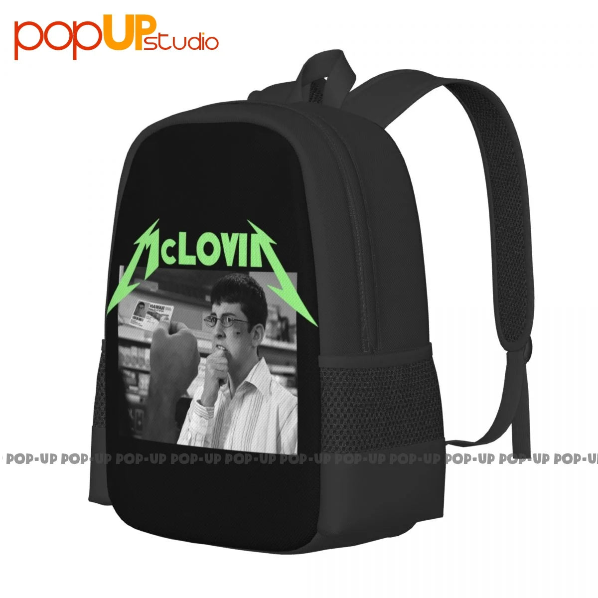 Superbad Mclovin Checking Id Hawaii Mens Backpack Large Capacity
