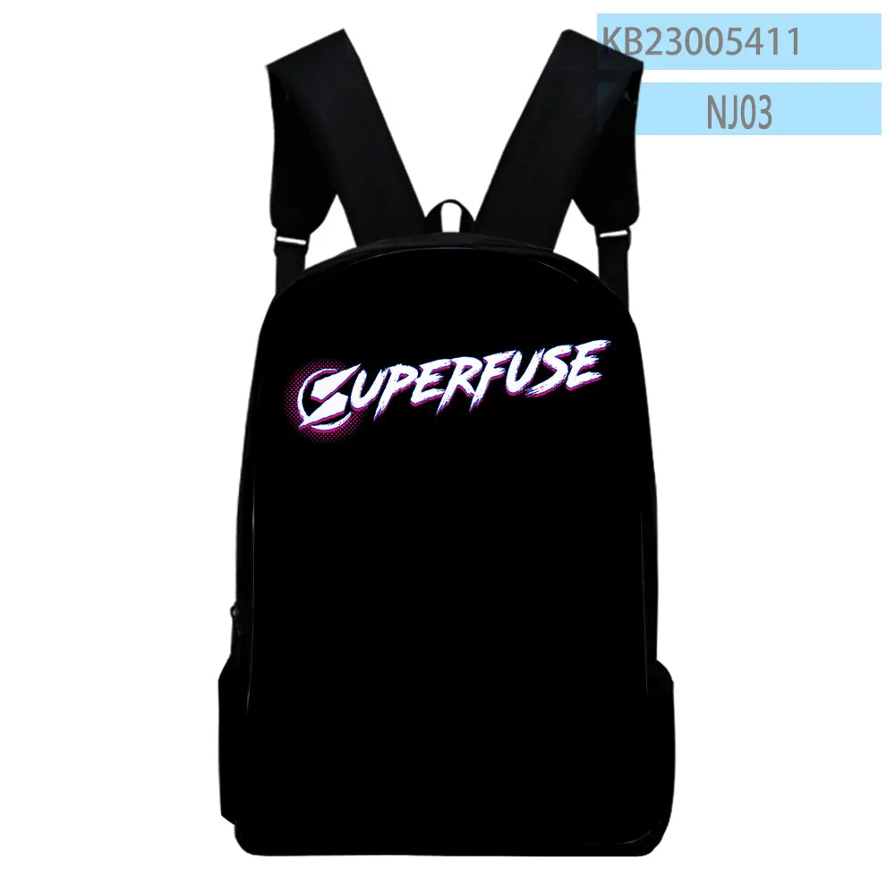 Superfuse Game School Bag Adult Kids Bags Unisex Backpack