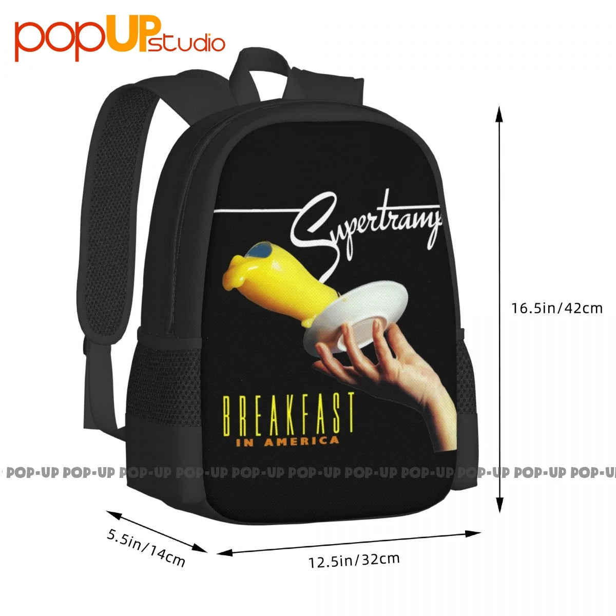 Supertramp Breakfast In America Rock Backpack Large Capacity