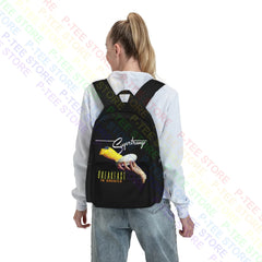 Supertramp Breakfast In America Rock Large Capacity Backpack School Art Print
