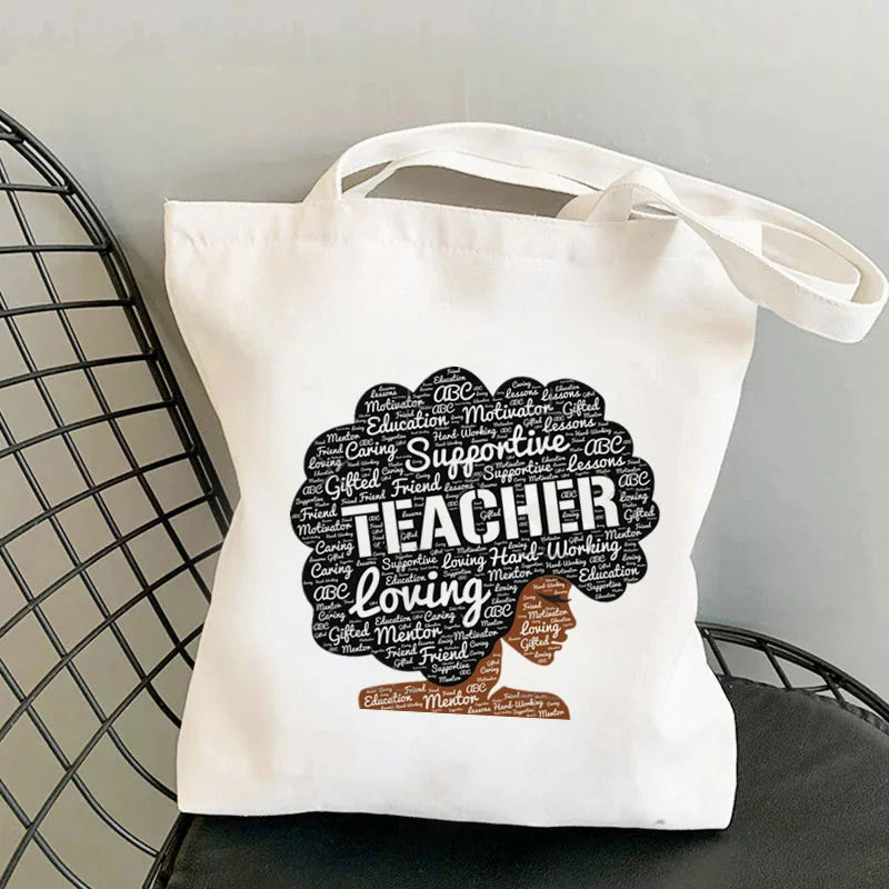 Little Minds Printed Tote Bag Harajuku Shoulder Bag Canvas