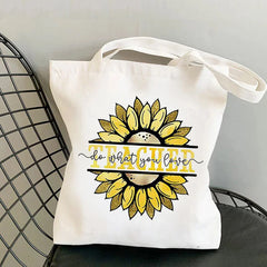 Little Minds Printed Tote Bag Harajuku Shoulder Bag Canvas