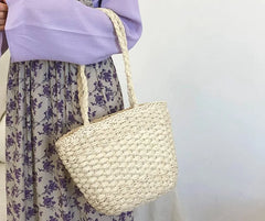National Wind Handbags Weaving Women's Bags Travel Holiday Beach Bags