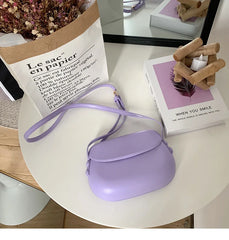 Sweet Candy Women's Shoulder Saddle Bag PU Leather Ladies Messenger Bags