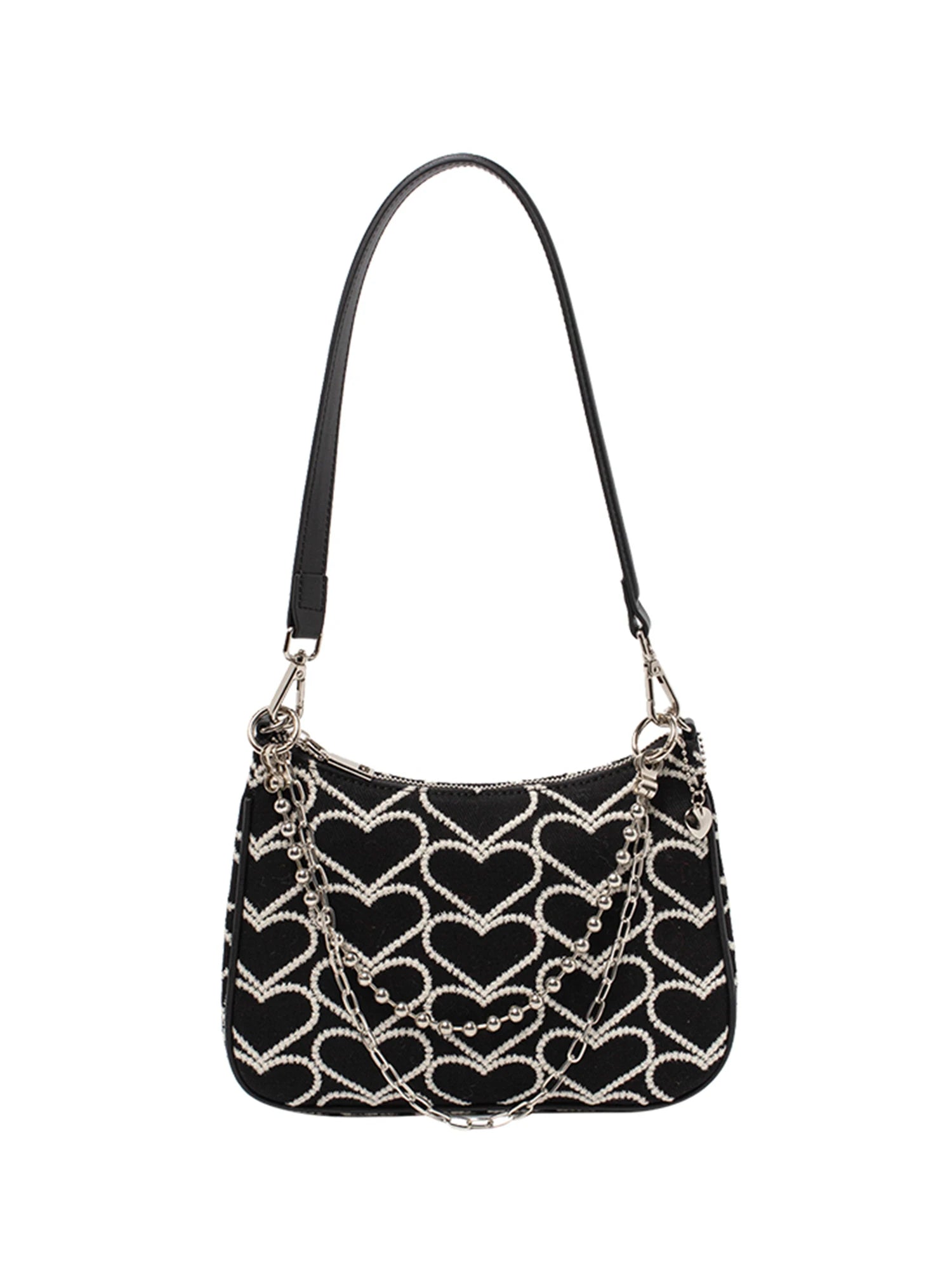 Vintage Style Embroidery Women Crossbody Bag Chain Small Shoulder Bag