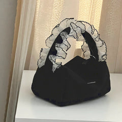 Sweet Lace Women Clutch Purse Handbags Canvas Ladies Cosmetic Bag
