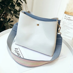 Sweet Lady Bucket Bag PU Leather Crossbody Bags For Women