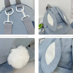 Sweet Rabbit Backpacks Women School Portable Nylon Bags All-match Large