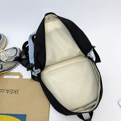 Cute Waterproof School Backpack for Teen Girls Large Capacity Macaron Travel Bag