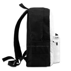 Switzerland 3D Print Backpack Casual Bag
