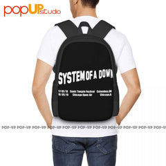 System Of A Down Rock Band Metal Tour Backpack