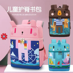Kids School Backpack Laptop Orthopedic Bag Cartoons Children