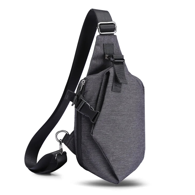 Oxford Fabric Shoulder Crossbody Sling Bag Unisex Chest Bag Sport Outdoor Pack