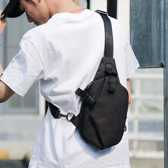Oxford Fabric Shoulder Crossbody Sling Bag Unisex Chest Bag Sport Outdoor Pack